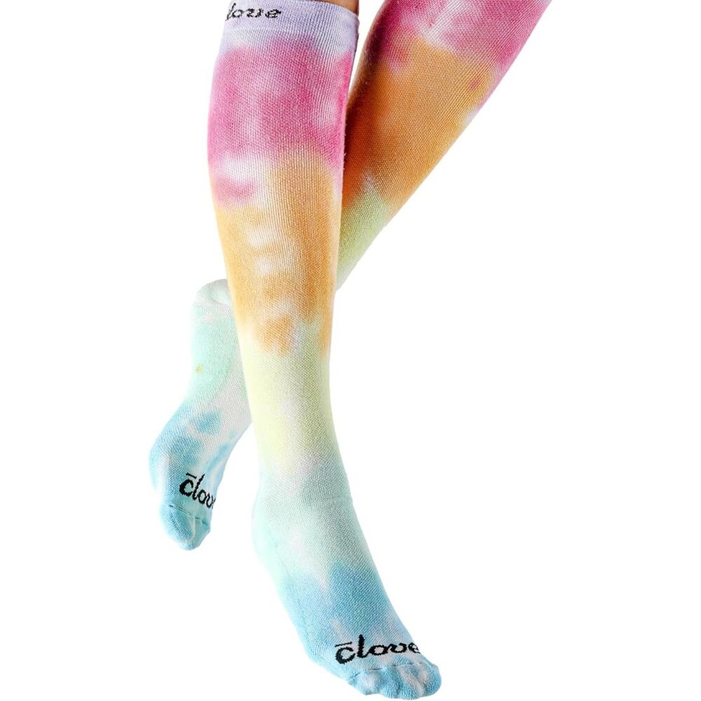 Clove Compression Socks for Women Men Nurses Cushioned Pregnancy Travel Small
